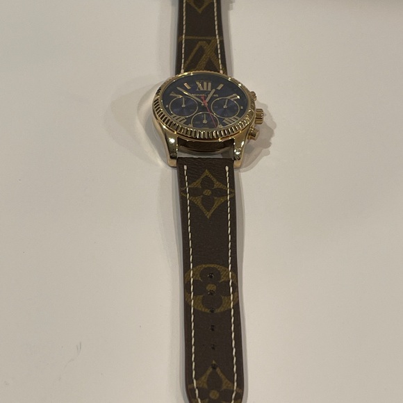 MK6206 Michael Kors Woman’s Watch Handmade LV Band main image 4